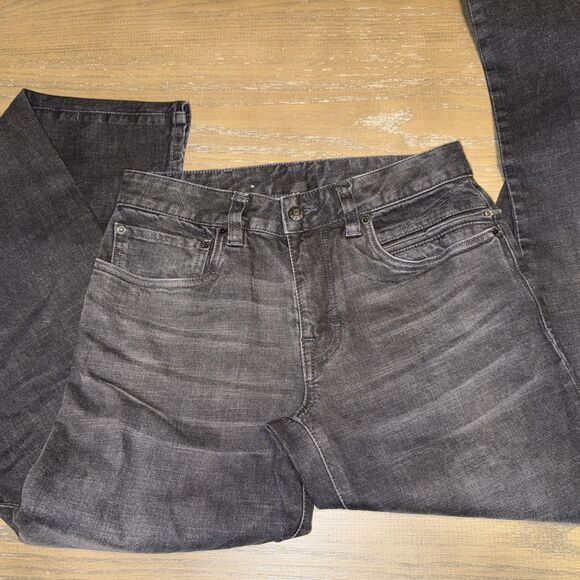 Prana Jeans Mens 28x34 Blue Straight Denim Organic Cotton Pants Stretch Comfort - Picture 3 of 12